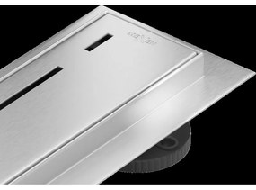 Mexen Flat M03 odtokový žľab 60 cm, chrómová - 1022060-15