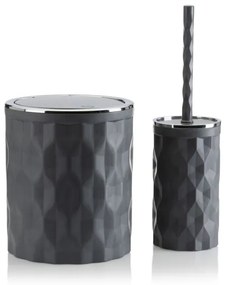 Kúpeľňový set REINA 5 ks antracit/chróm