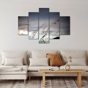 Obraz - Lúčne kvety pri jazere (150x105 cm)