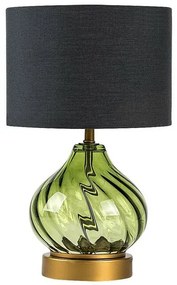 Rabalux 74033 dekoratívna stolná lampa Pirelo, E14, 1x max. 25W, fľaškovo zelená