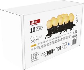 Svetelná LED žiarovková reťaz 5 m teplá biela