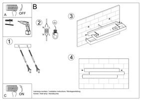 Nástenné svietidlo FROST 2xG9/40W/230V