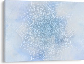 Obraz - Zimná mandala (70x50 cm)
