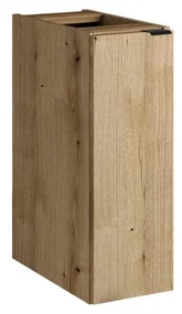 Kúpeľňová závesná skrinka vysoká Aruba 800 2D dub craft zlatý/biely lesk