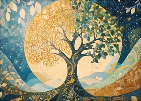 Obraz – Strom života v mesiaci (70x50 cm)