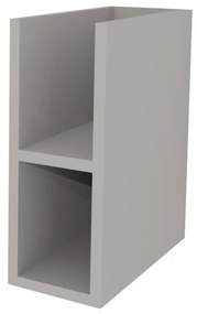 Mereo, Mereo Aira, kúpeľňová skrinka 20 cm, spodná, Multidecor, Arktická sivá, MER-CN797SARS1