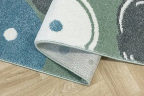 Koberec LIMA M040A zelený / krémový