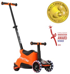 Xtend Scooter Ride-on orange – multifunkčná kolobežka