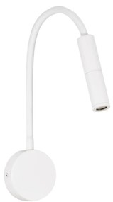 LED biele nástenné svietidlo Sonica