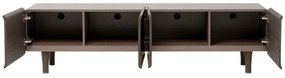 Divine tv stolík hnedý 200x57 cm