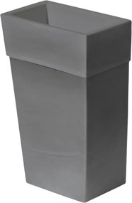 BAMA Kvetináč SATELLITE, antracit Množstvo: 2 ks
