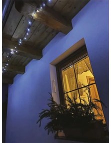 LED Vianočná vonkajšia reťaz 80xLED/13m IP44 studená biela