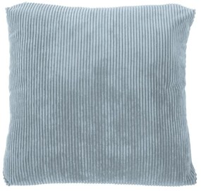 Modrý dekoratívny vankúš Tiseco Home Studio Ribbed, 60 x 60 cm