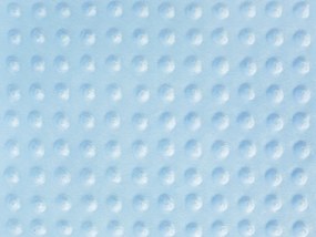 Biante Hrejivé posteľné obliečky Minky 3D bodky MKP-008 Nebeské modré Predĺžené 140x220 a 70x90 cm