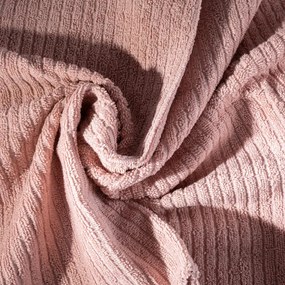 Froté osuška TEO púdrovo ružová 70 x 140 cm