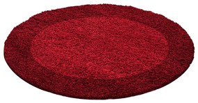 Ayyildiz Kusový koberec LIFE 1503, kulatý, Červená Rozmer koberca: 200 cm KRUH