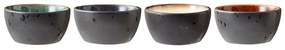 Čierne keramické servírovacie misky v súprave 4 ks 200 ml Gastro Black/Mix – Bitz