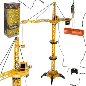 KIK Diaľkovo ovládaný stavebný žeriav RC s hákom, 128 cm