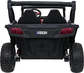 Ramiz Elektrická bugina Gravity pre deti šedá + pohon 4x4 + diaľkové ovládanie
