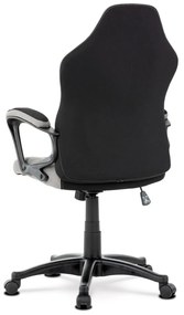 Herné kreslo ECHO — látka, čierna / sivá / modrá