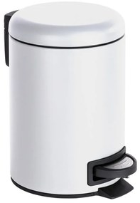 Biely odpadkový kôš Wenko Leman, 3 l