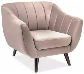 Kreslo Elite Velvet, béžová