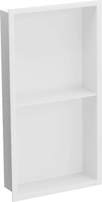 Mexen X-Wall-R, polička na zapustenie na obklad s golierom 60 x 30 cm, biela, 1920603010S