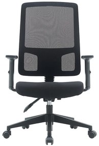 Otočné kreslo Popstar Mesh čierna