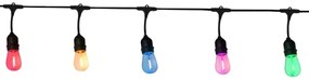 LED Vonkajšia dekoratívna reťaz PARTY NEON 7,6 m 10xE27/0,6W/36V IP44