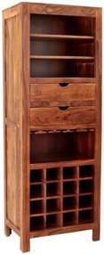 furniture-nabytek.cz - Domáca vinotéka 65x180x45 z dreva palisander