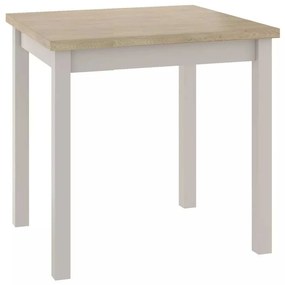 Jedálenský stôl Adam 90 x 65 cm, dub cremona / krémová