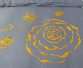 Obliečky z mikrovlákna EMBROSA sivé Rozmer obliečky: 70 x 80 cm | 140 x 200 cm
