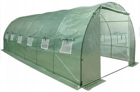 Lean Záhradný fóliový skleník 6x3x2m 18m² - zelený s rámom
