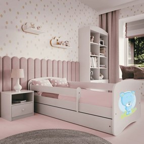 Detská posteľ Babydreams medvedík biela