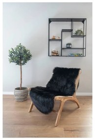 Čierny syntetický behúň 60x180 cm – House Nordic