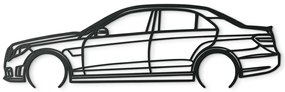drevko Obraz Mercedes E63 AMG Rozmer obrazu: 26 x 86 cm, Farba dekorácie: Čierna