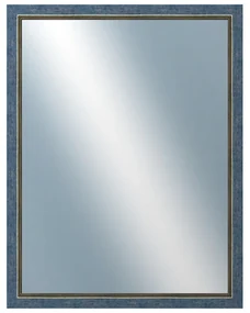 DANTIK - Zrkadlo v rámu, rozmer s rámom 70x90 cm z lišty CARRARA šedá (2949)