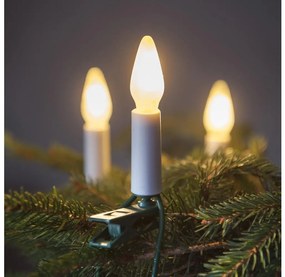 Rozširovacia LED vonkajšie reťaz FELICIA FILAMENT 20xE10 14m biela/teplá biela IP44