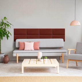 Zástena za gauč - Obdĺžnik - 40x30cm Farba: Vínová, Rozmer: 40x30