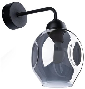 Sollux SL.1143 - Nástenná lampa FILLAN 1xE27/60W/230V čierna