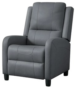 Polohovateľné televízne relaxačné kreslo Catini ELEGANT - Sivá
