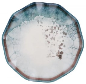 Porcelánová sada 24 ks talířů Abstract I bílá/modrá