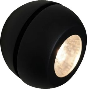 Nástenné svietidlo Flare, 1x čierne kovové tienidlo, b