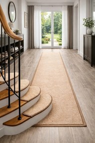 Vopi Nášľapy na schody Eton béžový obdĺžnik, samolepiaci - 25x80 obdĺžnik (rozmer vrátane ohybu)