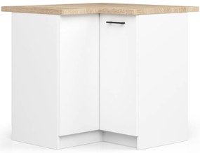 Kuchynská rohová skrinka Olivie S 90 cm biela