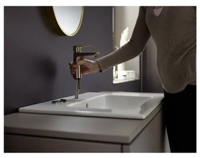 Hansgrohe Talis E - Páková umývadlová batéria 110 bez odtokovej súpravy, kartáčovaný bronz 71712140