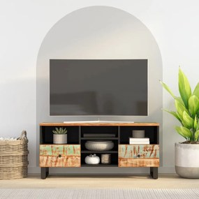 TV skrinka 100x33x46 cm recyklovaný masív a kompozitné drevo 351980