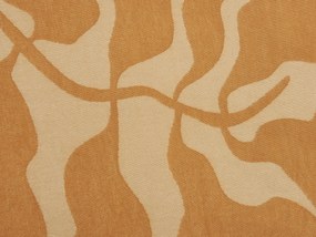 Deka 130 x 170 cm béžová/oranžová BANGRE Beliani