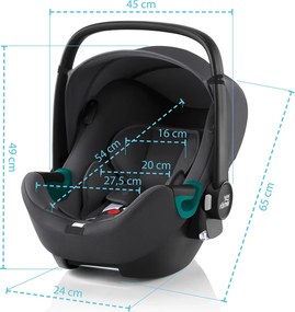 Autosedačka Baby-Safe iSense, Frost Grey