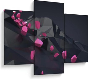 Obraz 3D abstrakcie (90x60 cm)